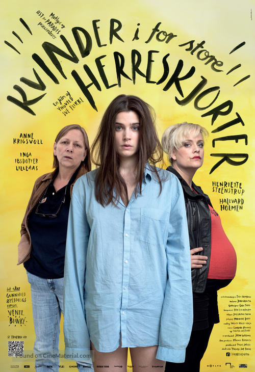 Kvinner i for store herreskjorter - Norwegian Movie Poster