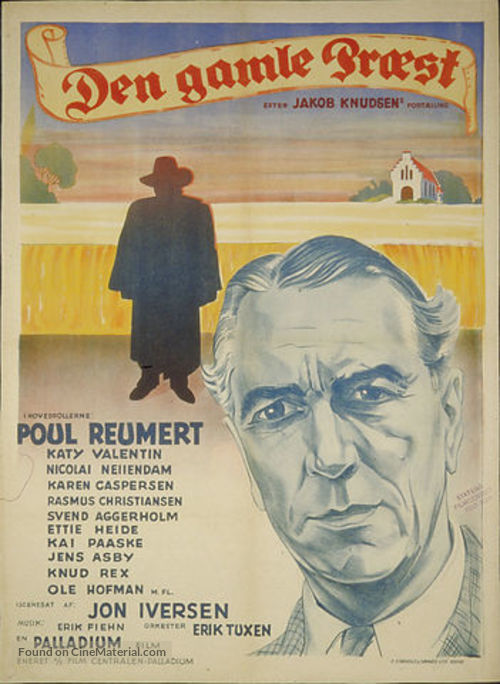 Den gamle pr&aelig;st - Danish Movie Poster