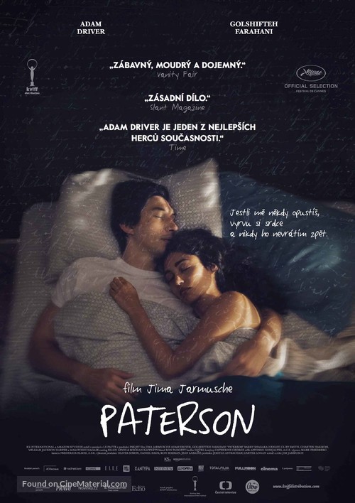 Paterson - Czech Movie Poster