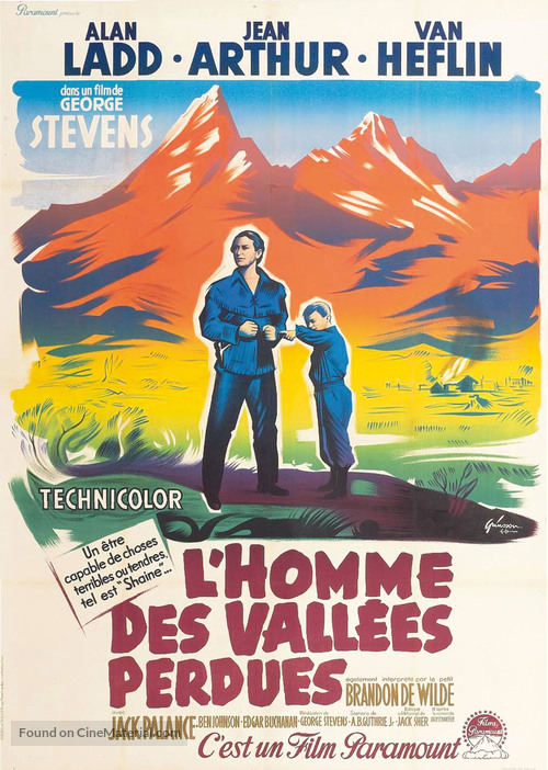 Shane - French Movie Poster