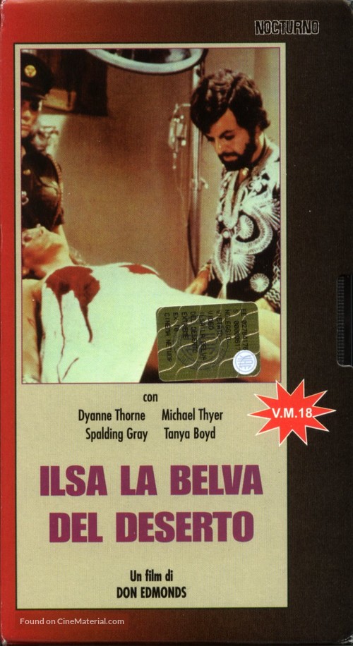 Ilsa, Harem Keeper of the Oil Sheiks - Italian VHS movie cover