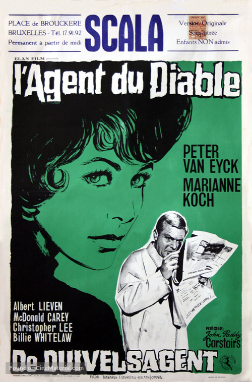 The Devil&#039;s Agent - Belgian Movie Poster