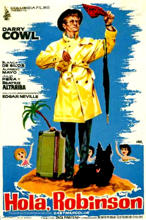 Robinson et le triporteur - Spanish Movie Poster