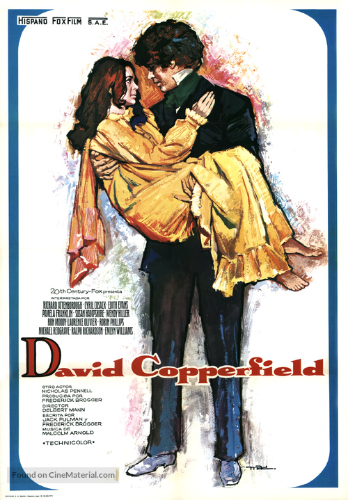 David Copperfield - Spanish Movie Poster
