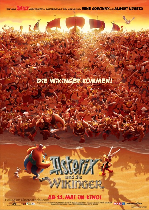 Ast&egrave;rix et les Vikings - German Movie Poster