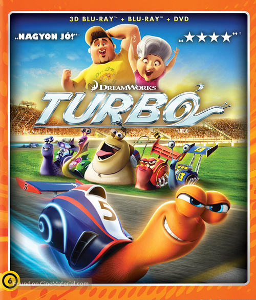 Turbo - Hungarian Blu-Ray movie cover