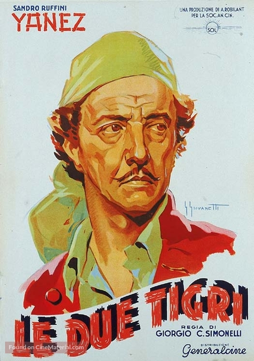 Le due tigri - Italian Movie Poster