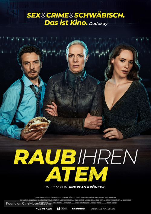 Raub ihren Atem - German Movie Poster