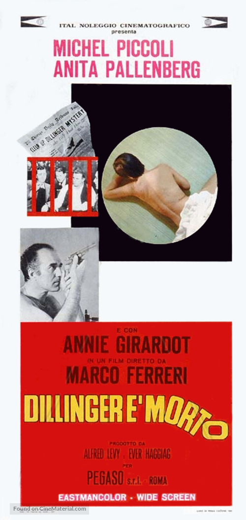 Dillinger &egrave; morto - Italian Movie Poster