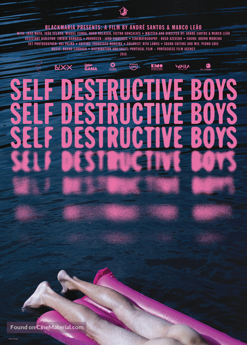 Self Destructive Boys - Portuguese Movie Poster