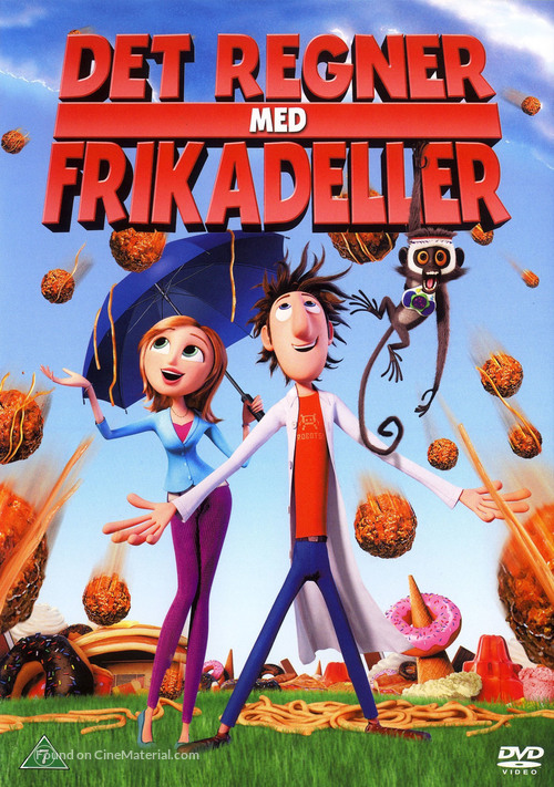 Cloudy with a Chance of Meatballs - Danish Movie Cover