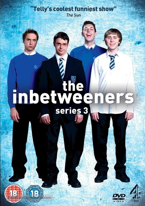&quot;The Inbetweeners&quot; - British DVD movie cover