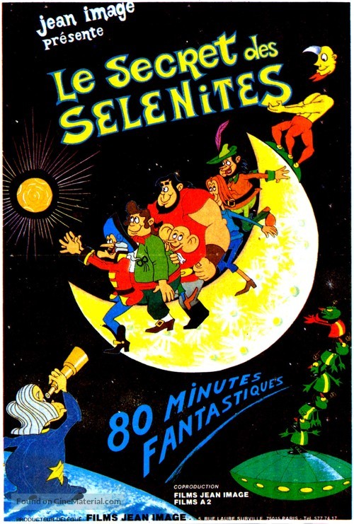 Secret des s&eacute;l&eacute;nites, Le - French Movie Poster