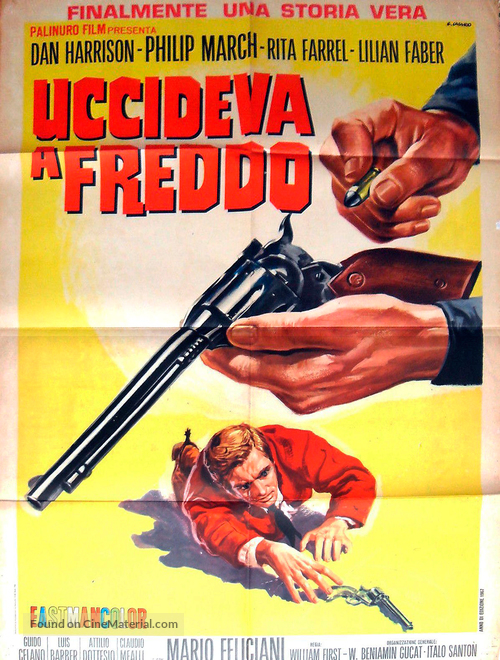 Uccideva a freddo - Italian Movie Poster