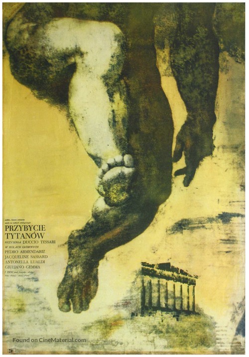 Arrivano i titani - Polish Movie Poster