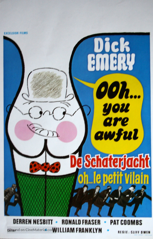 Ooh... You Are Awful - Belgian Movie Poster