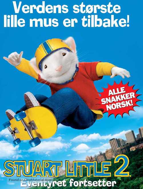 Stuart Little 2 - Norwegian Movie Poster