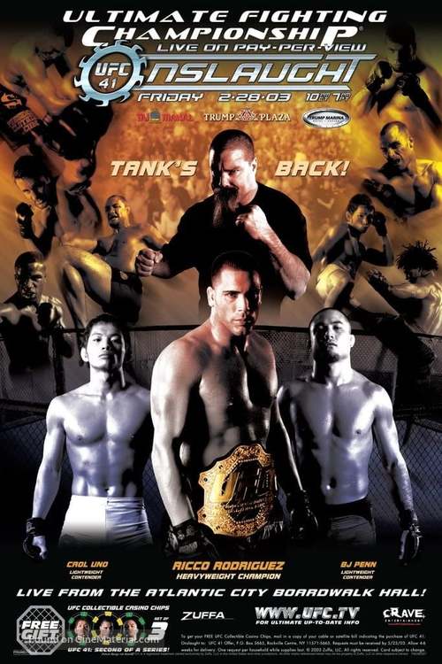 UFC 41: Onslaught - Movie Poster