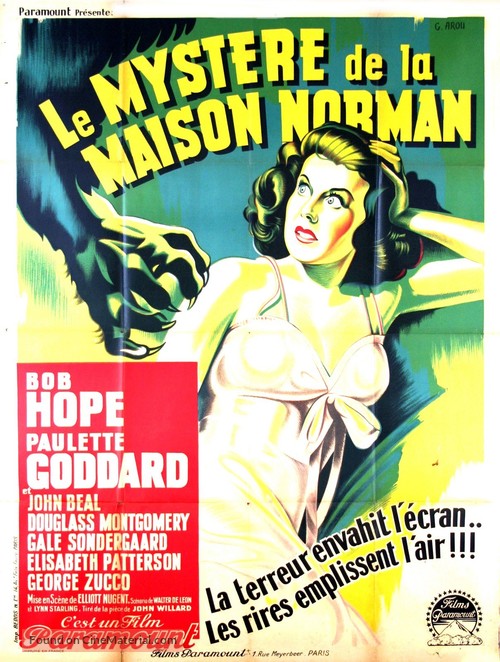 The Cat and the Canary - French Movie Poster