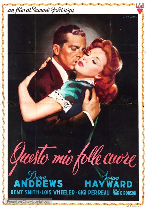 My Foolish Heart - Italian Movie Poster