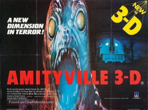 Amityville 3-D - British Movie Poster
