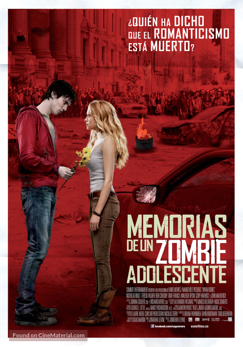 Warm Bodies - Spanish Movie Poster