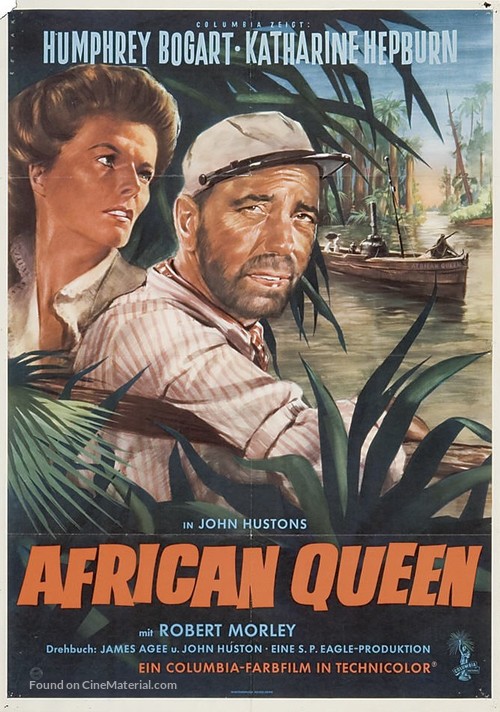 The African Queen - German Movie Poster