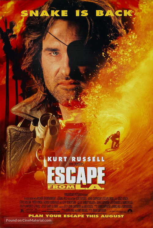 Escape from L.A. - Advance movie poster