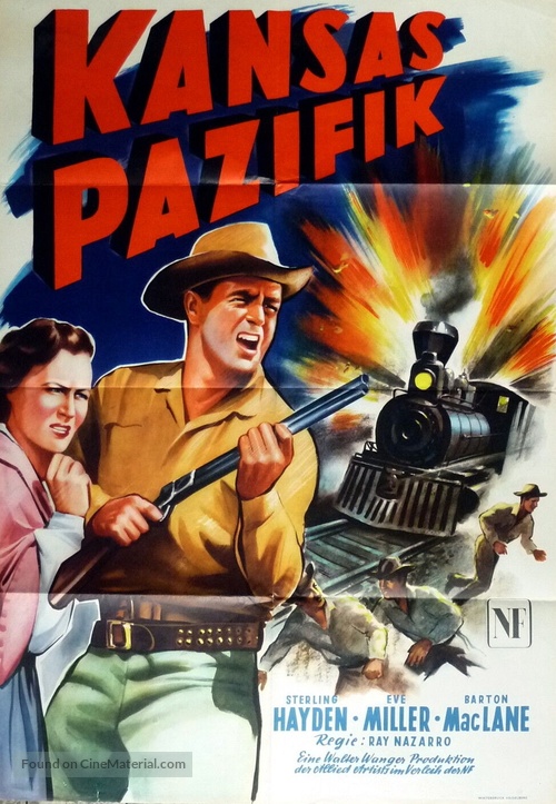 Kansas Pacific - German Movie Poster