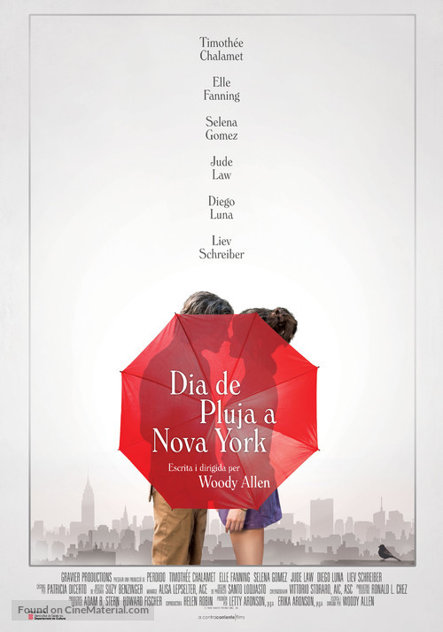 A Rainy Day in New York - Andorran Movie Poster