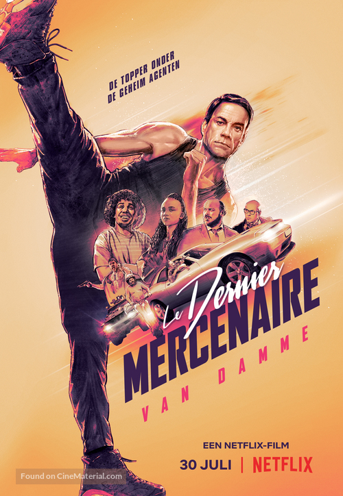 The Last Mercenary - Dutch Movie Poster