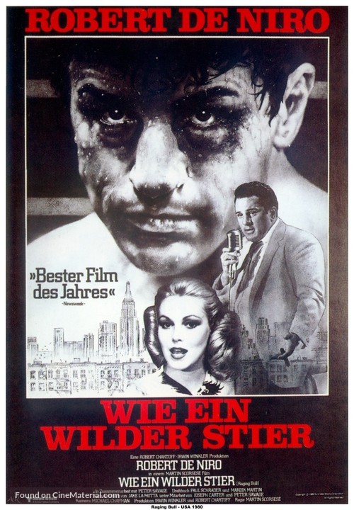 Raging Bull - German Movie Poster