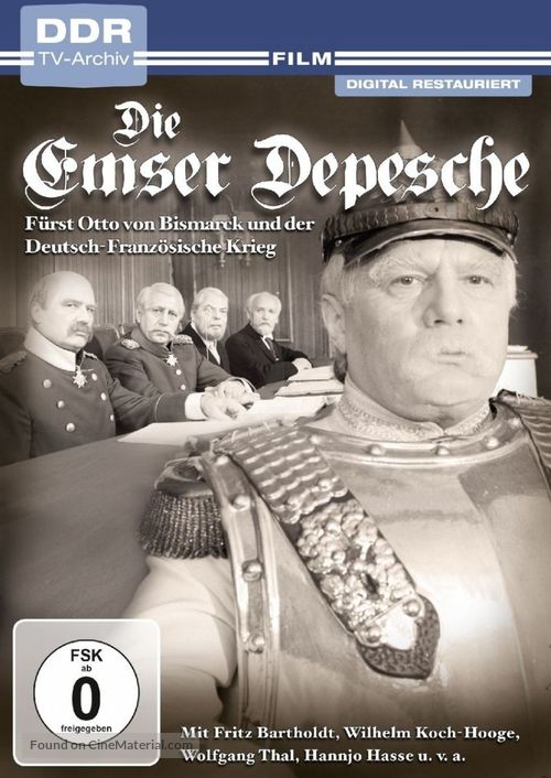 Die Emser Depesche - German Movie Cover