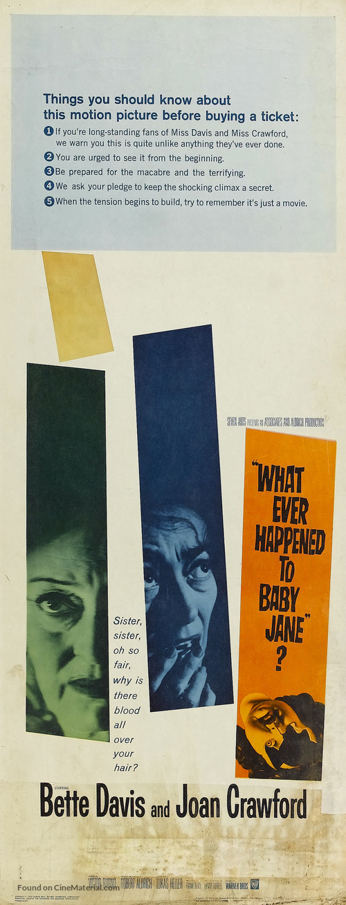 What Ever Happened to Baby Jane? - Australian Movie Poster