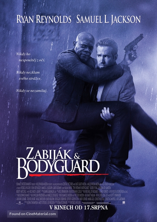 The Hitman&#039;s Bodyguard - Czech Movie Poster