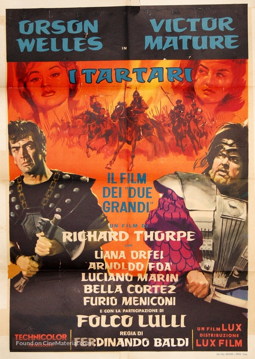 I tartari - Italian Movie Poster