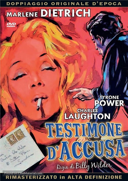 Witness for the Prosecution - Italian DVD movie cover