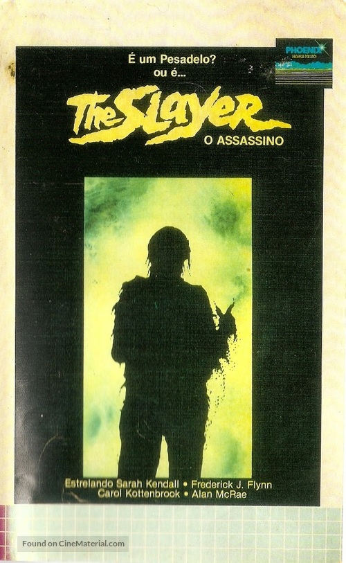 The Slayer - Brazilian VHS movie cover