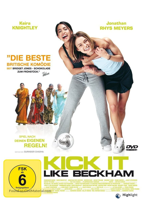 Bend It Like Beckham - German Movie Cover