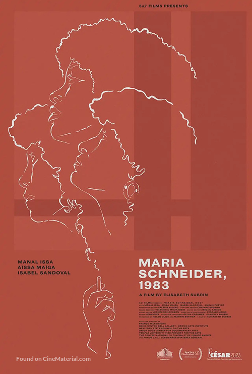 Maria Schneider, 1983 - International Movie Poster