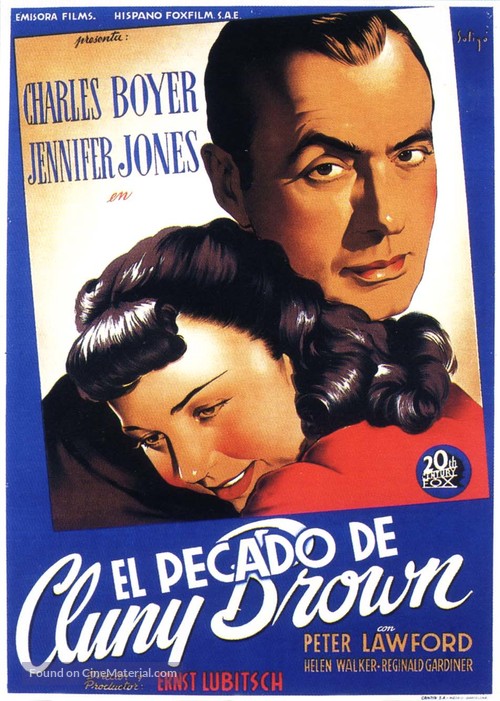 Cluny Brown - Spanish Movie Poster