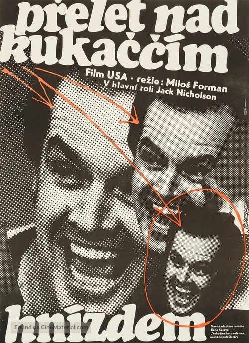 One Flew Over the Cuckoo&#039;s Nest - Czech Movie Poster