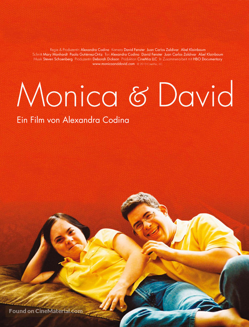 Monica &amp; David - German Movie Poster