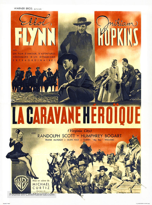 Virginia City - French Movie Poster