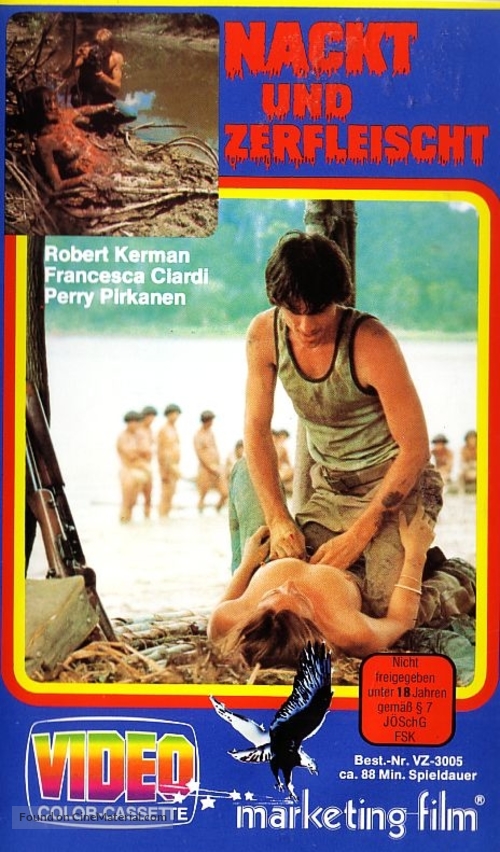 Cannibal Holocaust - German VHS movie cover