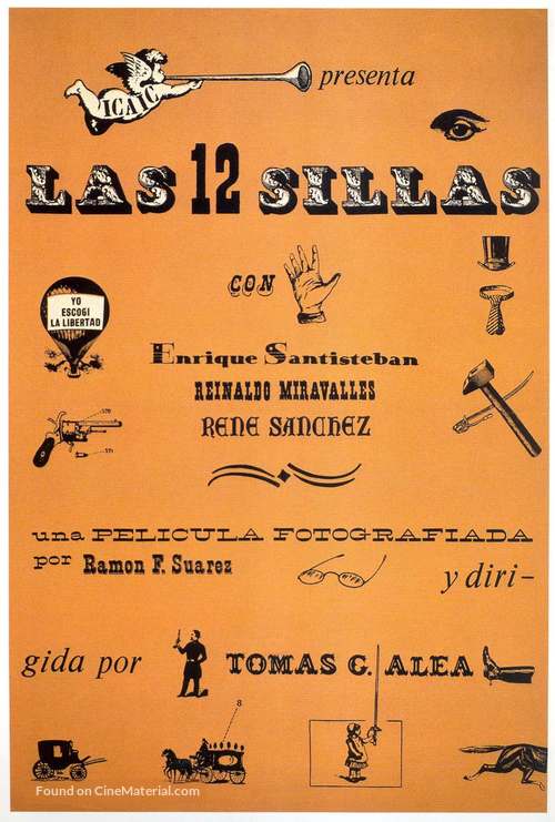 Las doce sillas - Cuban Movie Poster