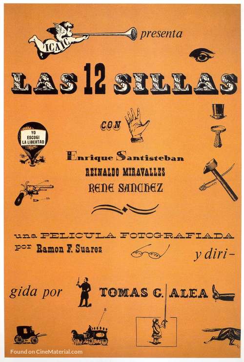 Las doce sillas - Cuban Movie Poster