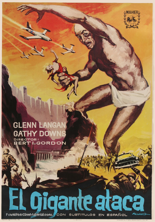 The Amazing Colossal Man - Spanish Movie Poster