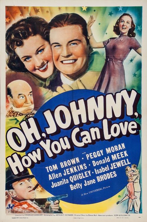 Oh Johnny, How You Can Love - Movie Poster