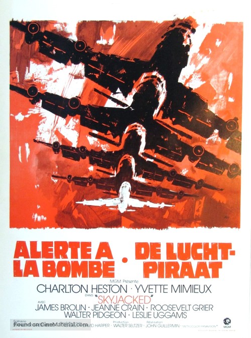 Skyjacked - Belgian Movie Poster